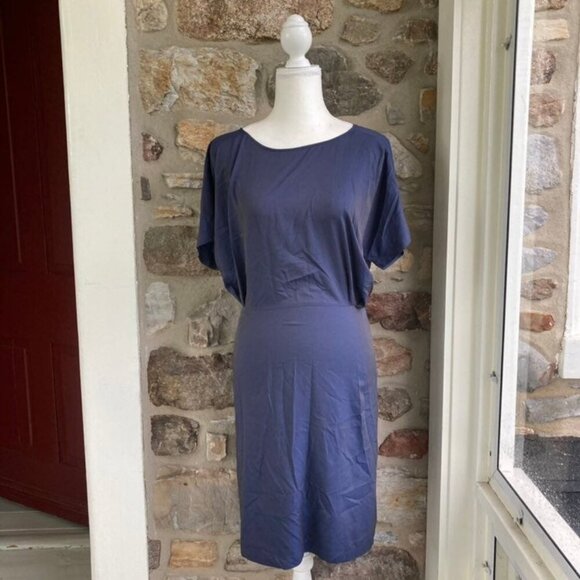 BGL Pocket Gathered Blouson Dress - Women’s size EU 44 (US 12 per size chart). - Picture 2 of 10